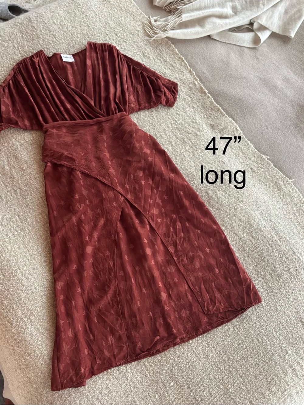 “Silk” Kimono Wrap Dress - Picture 11 of 12